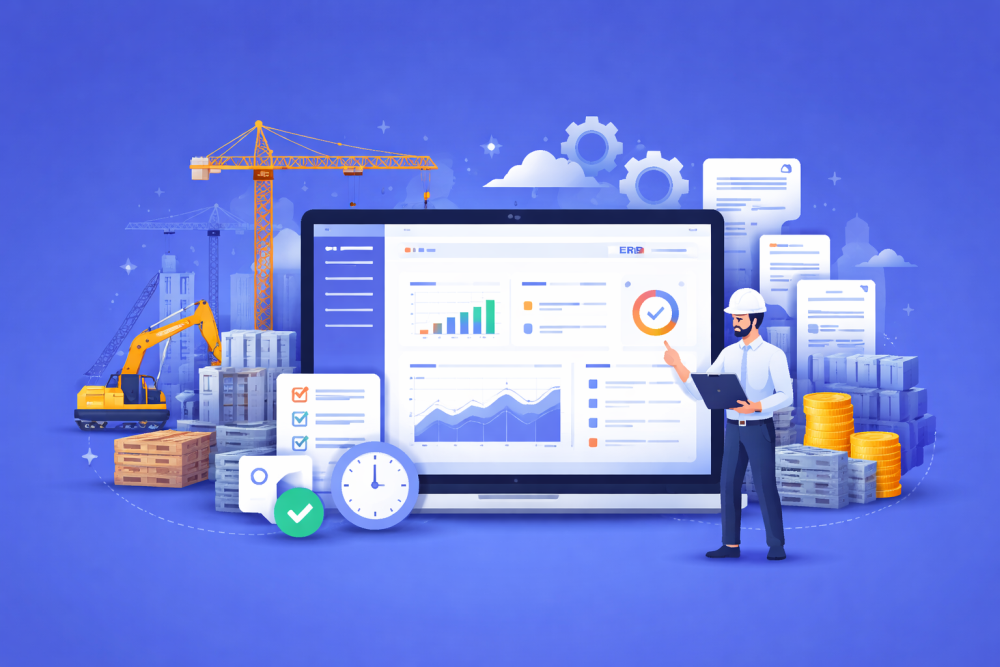 Project management with ERP for technical companies