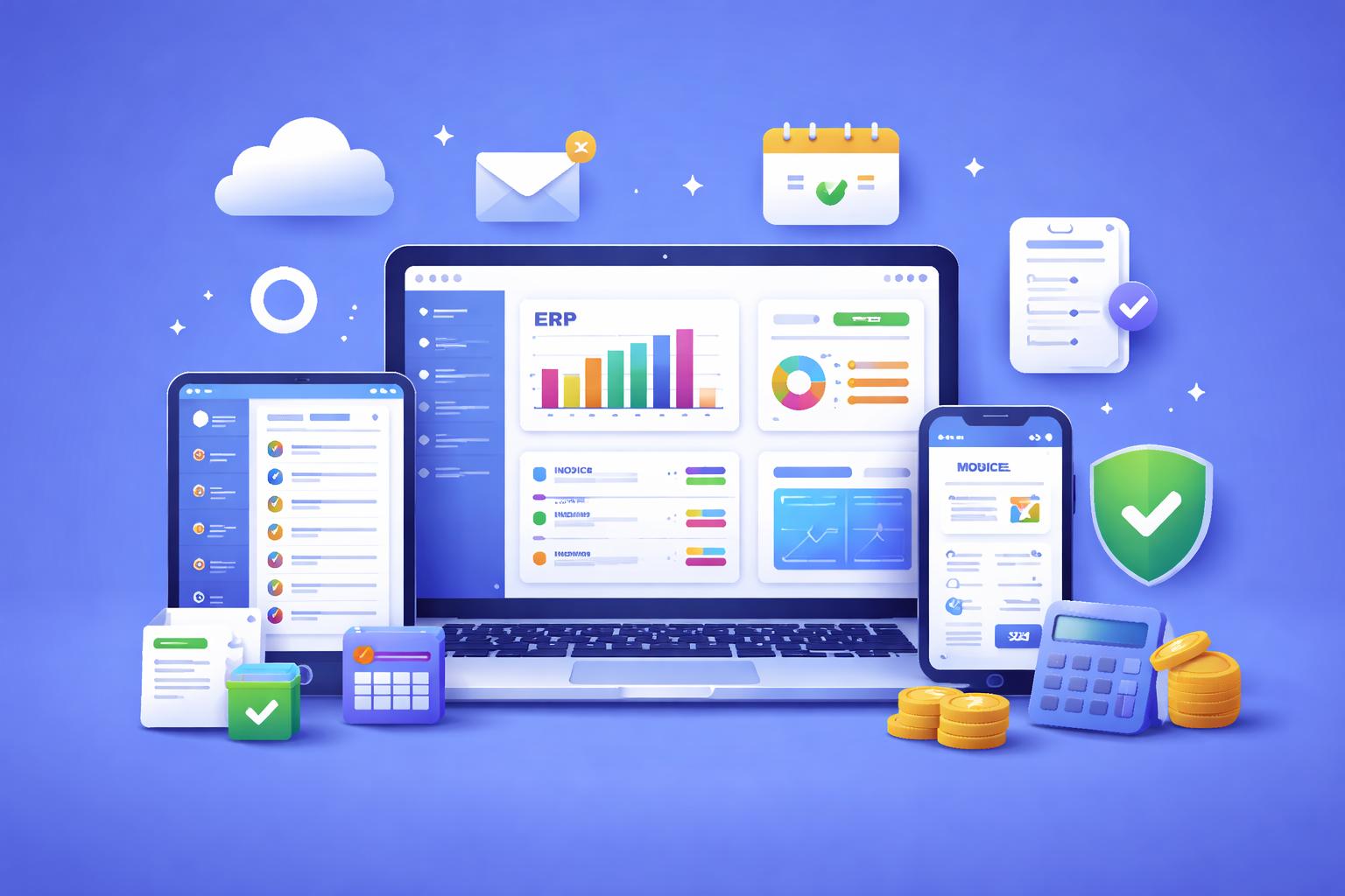 Customer and invoice management for small businesses