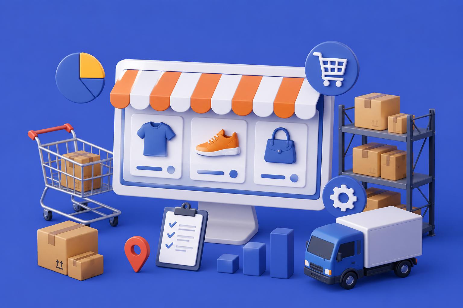 ERP for e-commerce: How it organizes orders and products